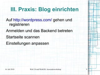 Erlaubt Interaktion mit Benutzern und fördert diese 