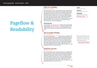 web-typografie martin hahn 2010




        Pageflow 
        Readability
 