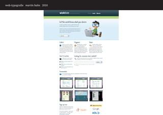 web-typografie martin hahn 2010
 