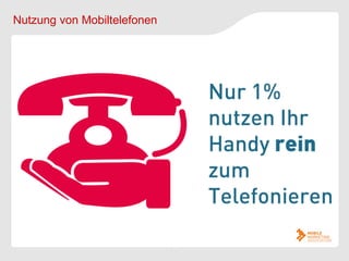 Nutzung von Mobiltelefonen
 