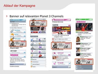 Ablauf der Kampagne


   Banner auf relevanten Planet 3 Channels
 