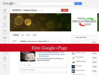 Eine Google+Page
 
