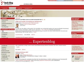 … Expertenblog
 