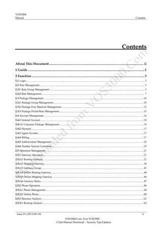 Vos3000 manual version2140_(vos3000.com) | PDF