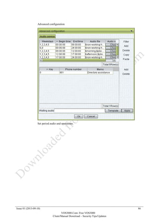 Vos3000 manual version2140_(vos3000.com) | PDF