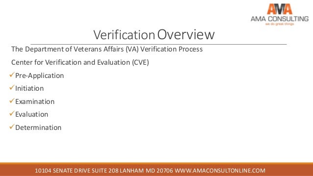 veteran owned small business program overview va form 0877