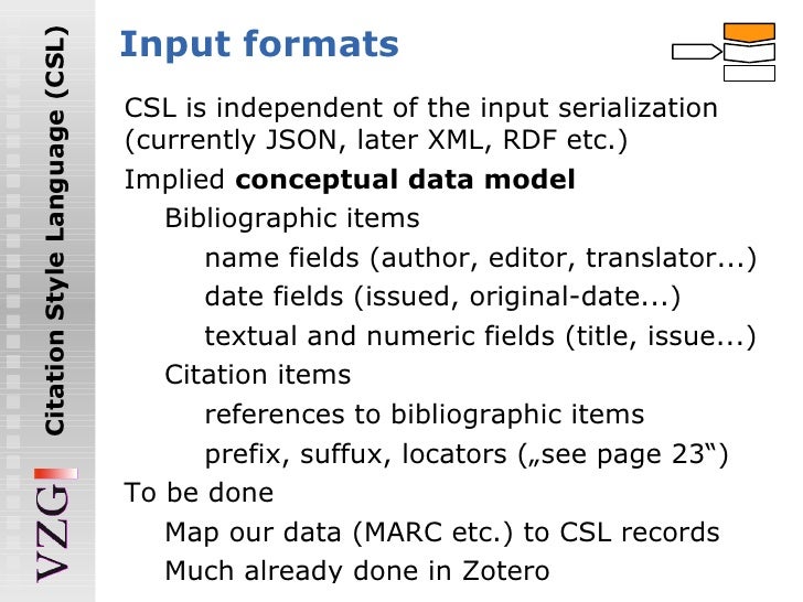 Quick introduction to the Citation Style Language (CSL)