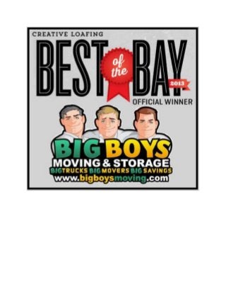 #wemovetampabay Big Boys Moving & Storage (813) 936-2699 Voted Best Tampa Movers