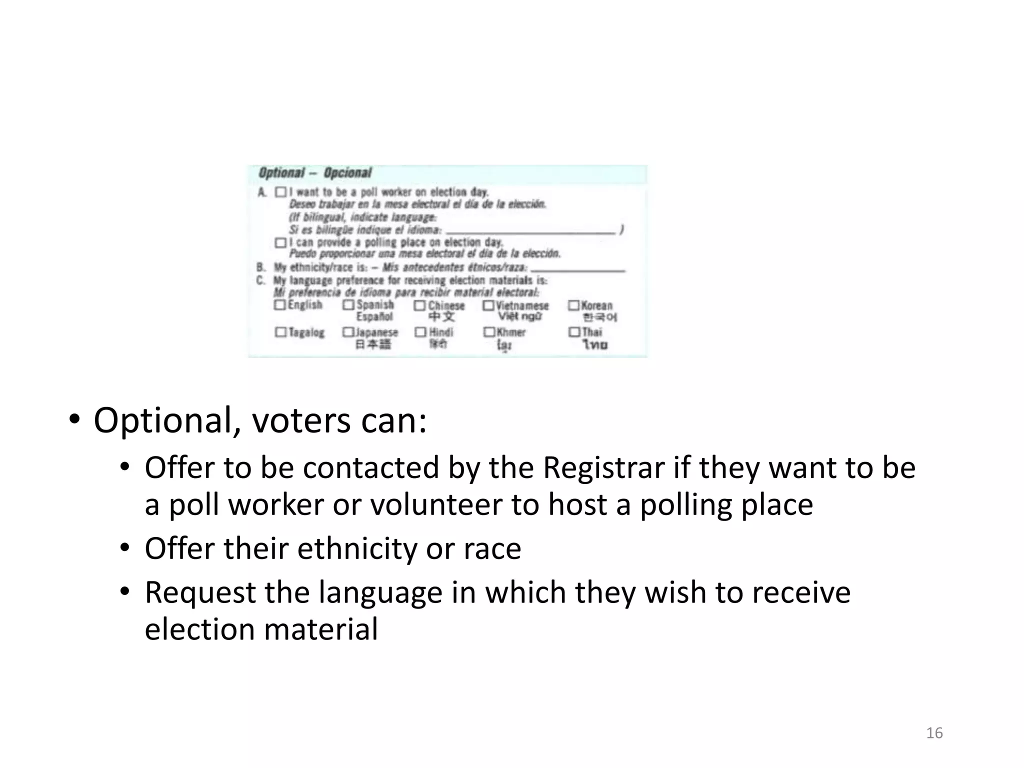 Voter Registration Training | PPT