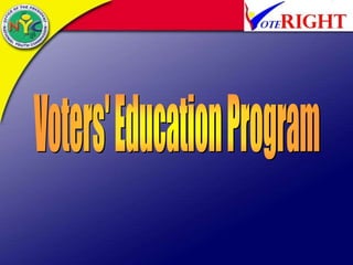 Voters Education program Presentation for Election | PPT