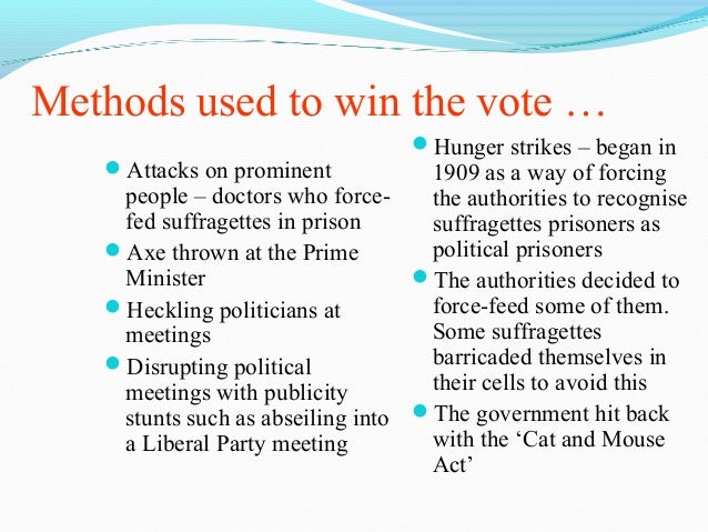 Methods Used By The Wspu _ Women’s Social and Political Union – QHPAYU