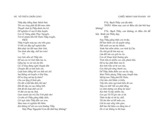 V
192 ˆ TH
O
˛
` CH
UA
˛ GI
ON ´ CHI
AO ˆ´ 193
THANH
TAM
MINH
EU
Thˆ
`
ay -
dˆ ch
ay ˘
˛
ang -
d
˛
u
˛
. th
oc
˛
th
anh
˛
oi;
c
con
ı
Th` ˜ ph
ung
˛
ai -
d.̂
o -
d
˛
` ch
mau
oi ân.
Thuyˆ´ ch
et
˛ l
on ´ Th
y ˆ
` d
ay ` tr
cho
anh
˛
e,
-
Dˆ
˛
nghi
e .̂ m
tri
em . l
oi ˜ di
e .̂ huy
eu ˆ
èn.
Con
˛ X
oi!
˛
´ ph
ung .̂ Ph
an . Nguy
uc ên,
Tr
˛
˛
v
o ˆ
` nhi
e .̂ b
em ˆ
˛
on -
Dˆ
` Thi
o ˆ Th
en ˆ
` truy
ay ˆ
èn.
H
˛
.
UU
Thˆ
` truy
ay ˆ
` m
en ´ t
ay . c
ao
˛
´ tr
uu ˆ
` gian,
an
b
ı
V`
˛
˛
con
oi -
dˆ ng
ay ˆ
˜ ngh
o .
ich -
dàn.
R˘ ph
an . cho
at -
d
˛
` th
mau
oi
˛
´ t
uc
˛
ınh,
t
Tan ` s
anh ˆ´ d
am .̂ ch
ay, ˆ´ tr
lan
et àn!
***
tr
Lan ` s
an ˆ´ s
am ´ Th
et ˆ
` r
ay ăn,
-
Dˆ
˛
m
e ` tr
con
a
˛
t
e
˛
th
ınh ˆ
` h
an . tu.
oc
G˘
´ h
ang . v
tu
oc . m
et ù ´ ı,
kh´
am
Cˆ´ c
o, ˆ´l
o òng -
d
˛
` ngh
ung ˜ chuy
ı .̂
en -
d
˛
òi;
Chuy.̂
en -
d
˛
` c
oi
˛
´ m
u ˜ lu
ai ˆ v
an
˛
oi,
Lu .̂ ho
an ` ch
ai ˘
˛
h
ang ˆ´ th
con
et
˛
` n
oi ´ chi!
oi
kh
Sao ˆ n
ong ´ huy
oi ˆ
` vi
en -
D .
ai -
D .
ao,
-
Dˆ
˛
l
tu
e ` m
ong
˛
˛
t
o . l
ao ´ thi
y ên?
l
con
Cho .̆ l
ang ˜ y
ınh
b`
e ên,
Dù -
d
˛
` c
oi ´ kh
o ˆ
˛
o -
d
˛
ao -
diˆ th
en ˆ´n
e ào!
-
D
˛
òi -
d˜ v
a .̂ ch
sao
con
ay ˘
˛
bi
ang ˆ´
et;
-
D
˛
òi -
d˜ t
a ` ho
an . di
ai .̂ con
et
˛
oi!
ı
V` -
d
˛
` t
con
oi . t
ao ´ th
ac
˛
òi,
x
manh
Gian
˛
tr
ao ´ Tr
Cha
a
˛
` ph
oi
˛
r
ai ăn!
C
˛s
o ˆ´ s
am ´ Th
et ˆ
` gi
ay ˘ kh
ang ˘
´ ch
ap ˆ´
on,
C˜ ng
oi ˜ ch
u ˆ Th
au ˆ
`
ay -
dˆ´ xem,
con
on
nghi
tri
mau
Mau .̂ b
em ˆ
` th
oi êm,
K
˛
kh
eo ˆ tr
ong ˆ
˜ n
e
˛
th
xem
con
ai
˛
u
˛
` Th
ong ˆ
`
ay.
N` Ph
ay . Nguy
uc ˆ Con
en! -
d˜ nh
a
˛
´ kh
hay
o ông?
B
P.N.: . Th
ach ˆ
` con
ay -
d˜ nh
a
˛
ó.
TH ˆ
` H
AY: ˆ c
con
nay
om ó -
diˆ
` c
chi
eu ˆ
` h
an
˛
hay
oi
không?
B
P.N.: . Th
ach ˆ
` kh
con
ay ˆ c
ong ó -
diˆ
` chi
eu -
dˆ
˛
e
h
˛
Th
xin
ınh
K´
oi. ˆ
` d
ay .
ay.
BÀI
Th
Nay ˆ
` gi
ay
˛
th
ang ˆ t
con
an
˛
ú -
d .
ai,
-
Dˆ
˛
h
ban
e ` r
con
anh
˛
quy
ai ˆ
` n
en ăng.
-
Dˆ´ t
con
sanh
at . t
ao ´ th
ac ành,
N
˛
u
˛
´ h
oc ` m
oa ˆ
` nh
em ˜ r
con
un, ` l
anh ´ Cha.
y
ch
Do
˛
˜ gi
u ó -
d´ h
o ` m
oa . s
oi
˛
.
u,
L
˛
˛
ua -
dˆ´ v
ot ` gi
con
ao
˛
˜ .
riu
riu
u
Con
˛
oi! -
Do . l
an ´ th
anh
˛
u
˛ y
ong êu,
tr
ınh
T` ˆ
`
an ´ nhi
ai ˆ
˜ xi
con
em ˆ ph
eu ´ h
ach ˆ
`
on.
-
D˜ h
tu
a . ph
oc
˛
kh
ai ˆ m
on . l
oi ẽ,
K
˛
tr
ınh
t`
eo ˆ
` n
an ´ h
o ´ v
xen
e ào,
th
Con
˛
` gi
oi
˛
˜ v
u
˛
˜ cao,
thanh
ung
-
Dˆ
˛
Th
e ˆ
` ch
ay ˆ´
am -
diˆ
˛
l
sao
xen
em ´ n
uc ày,
Thi
Khai ˆ Th
phong
en ˆ
` chuy
xoay
ay ˆ
˛
h
en óa,
M
˛
˛
k
o ` Th
tam
y ˆ
` ph
ay á -
Dˆ
` Thi
o ên,
Ch
˛
t
u ˆ ch
am
˛
˜ Nh
u ˜ Ki
vi
an ˆ
èn,
Tiˆ´ li
ep ˆ ng
ın
nh`
en ´ t
o ´ hi
anh ˆ
èn -
d´ con.
o
N` h
con
ay
˛
˜ S
oi! ˘
´ ph
son
at át -
d.̂
ong,
L` ch
a
˛ d
on
˛
u
˛ con
ong -
d´ l
ong . mau!
ai
K
˛
th
eo ˆ T
oi
˛
ú -
d . nhi
ai ˆ
˜ v
em ào,
T
qui
Con
˛
´ T
u ˆ
˛
v
ın
g`
o ` c
ao ´ l
o
˛
oi.
Thˆ t
an
˛
ú -
d . r
ai ˜ r
a
˛
` l
oi ´ ch
uc ˆ´
et,
ı
Th` ˆ h
am ˆ
` n
on ´ k
o ˆ´ m
et ˆ´ con,
au
Gi˜ t
a
˛
` cu
u .̂ s
oc ˆ´ tr
ong ˆ
` gian,
an
Biˆ´ th
bao
et ˆ th
e
˛
con
am -
dàng ˆ u!
am
x
ı
v`
Do ´ kh
ac ˆ ho
khi
tu
ong .
ai,
 