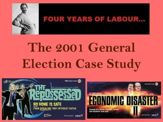 The 2001 General
Election Case Study
 