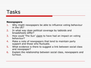 Voting behaviour impact_of_the_media | PPTX