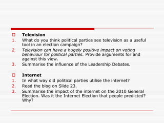 Voting behaviour impact_of_the_media | PPTX