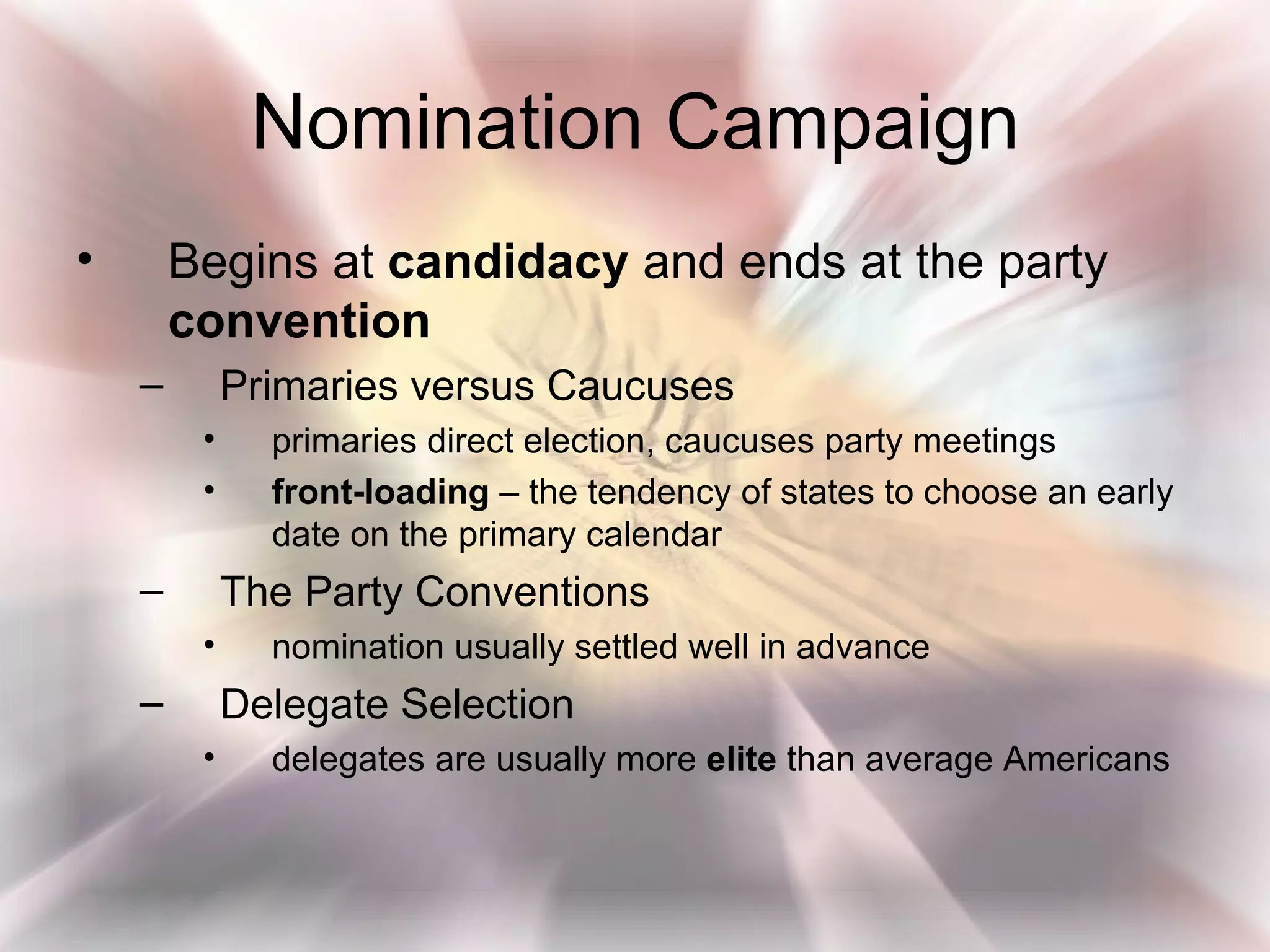 Voting elections and campaigns | PPT