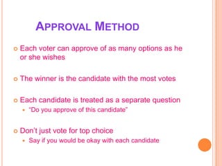 Voting Methods | PPTX