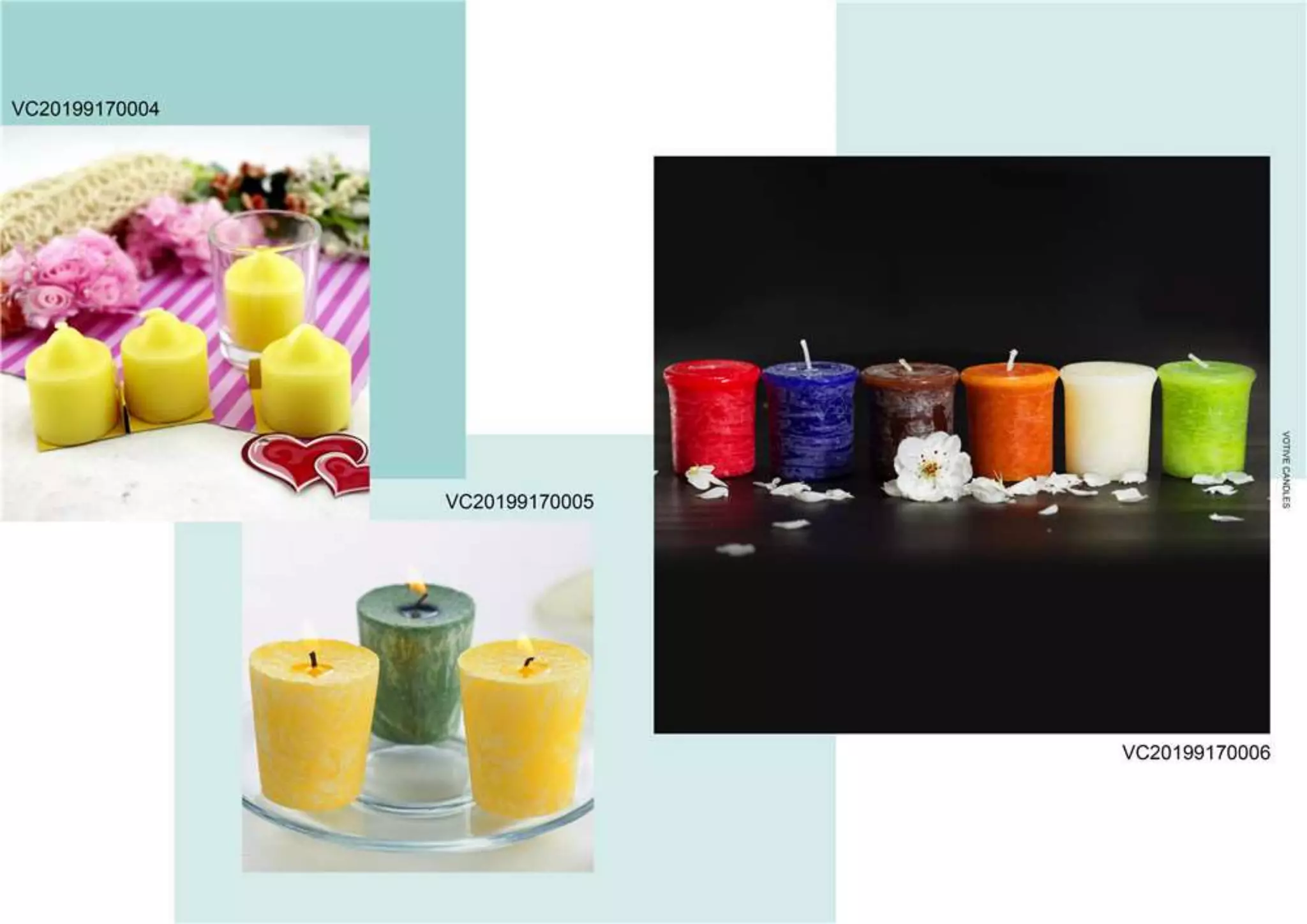 Votive candle catalogue PPTX