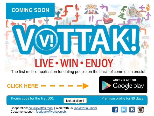 vottak dating chat app live win enjoy