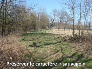 Préserver le caractère « sauvage »
 