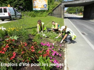 Emplois d’été pour les jeunes
 