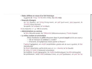 Vovabulaire expliqué