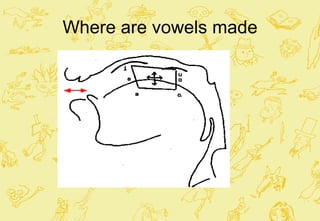 Where are vowels made 