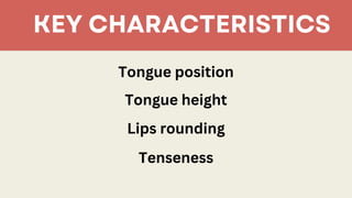 Tongue Rounding Vowel phonemes in the phonetic and phonology | PDF