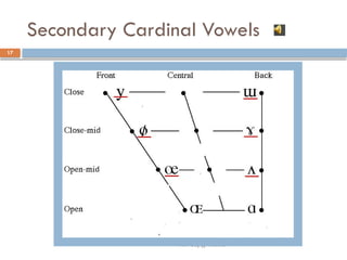 Secondary Cardinal Vowels
Altweejry, Thekra
17
 