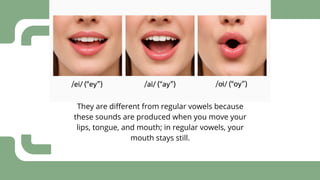 Mastering English Diphthongs: Pronunciation of /eɪ/, /aɪ/, and /ɔɪ ...