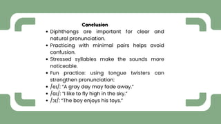Mastering English Diphthongs: Pronunciation of /eɪ/, /aɪ/, and /ɔɪ ...