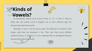 VOWELS AND CONSONANTS.pptx PENDIDIKAN BAHASA INGGRIS | PPTX
