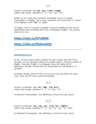 Vowels and consonants in english! | DOCX