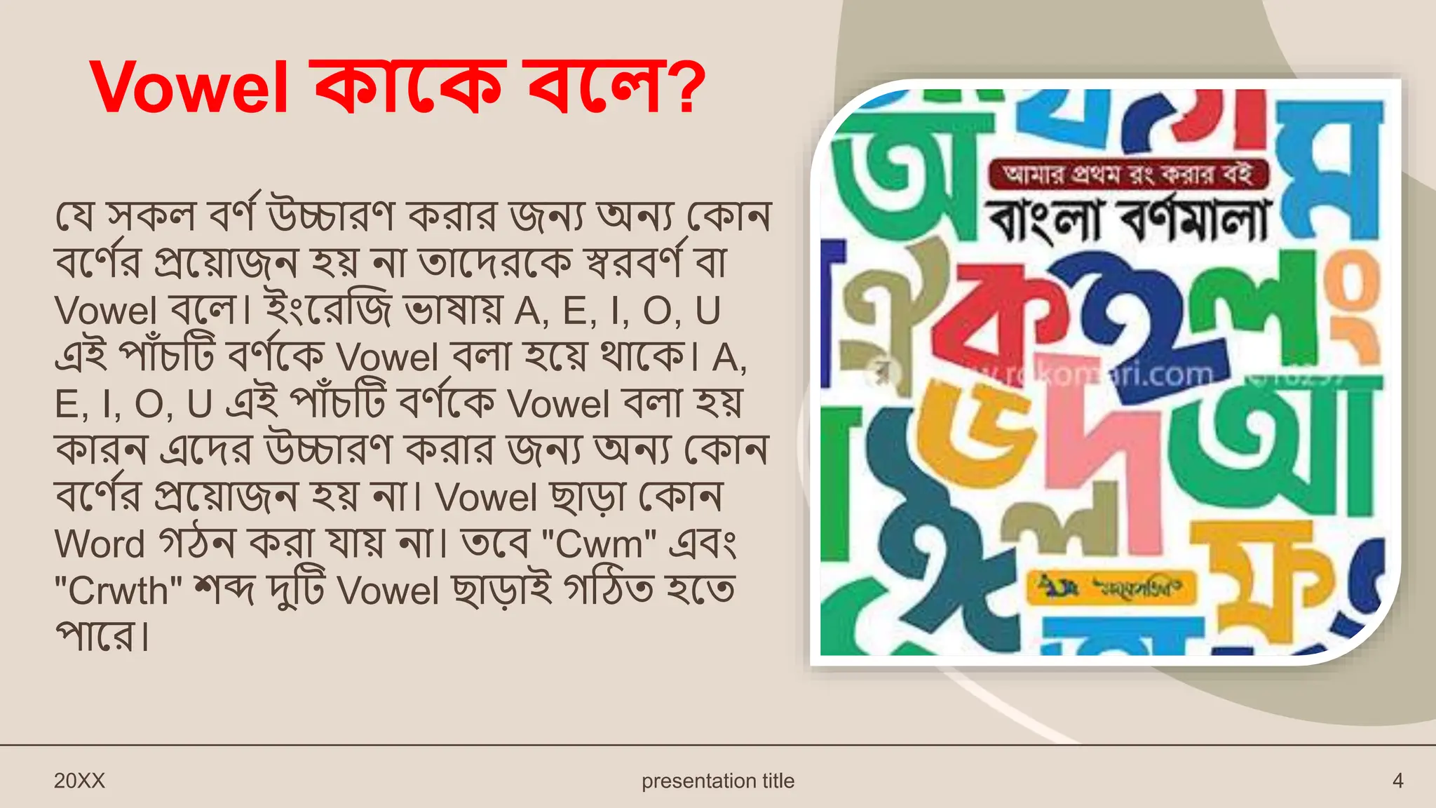 Vowels & Consonants in Bangla - Copy.pptx