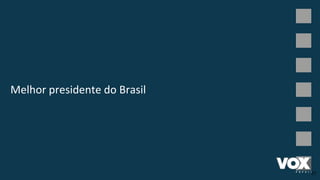 Melhor presidente do Brasil
27
 