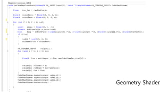 Geometry Shader
 