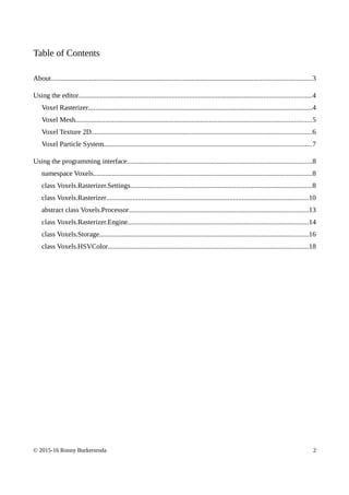 Table of Contents
About......................................................................................................