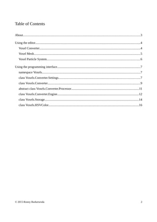 Table of Contents
About......................................................................................................