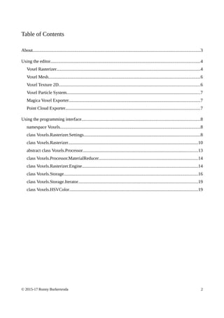 Table of Contents
About......................................................................................................