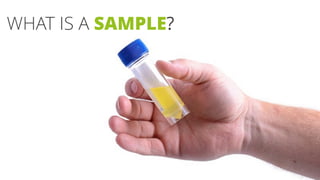 WHAT IS A SAMPLE?
 