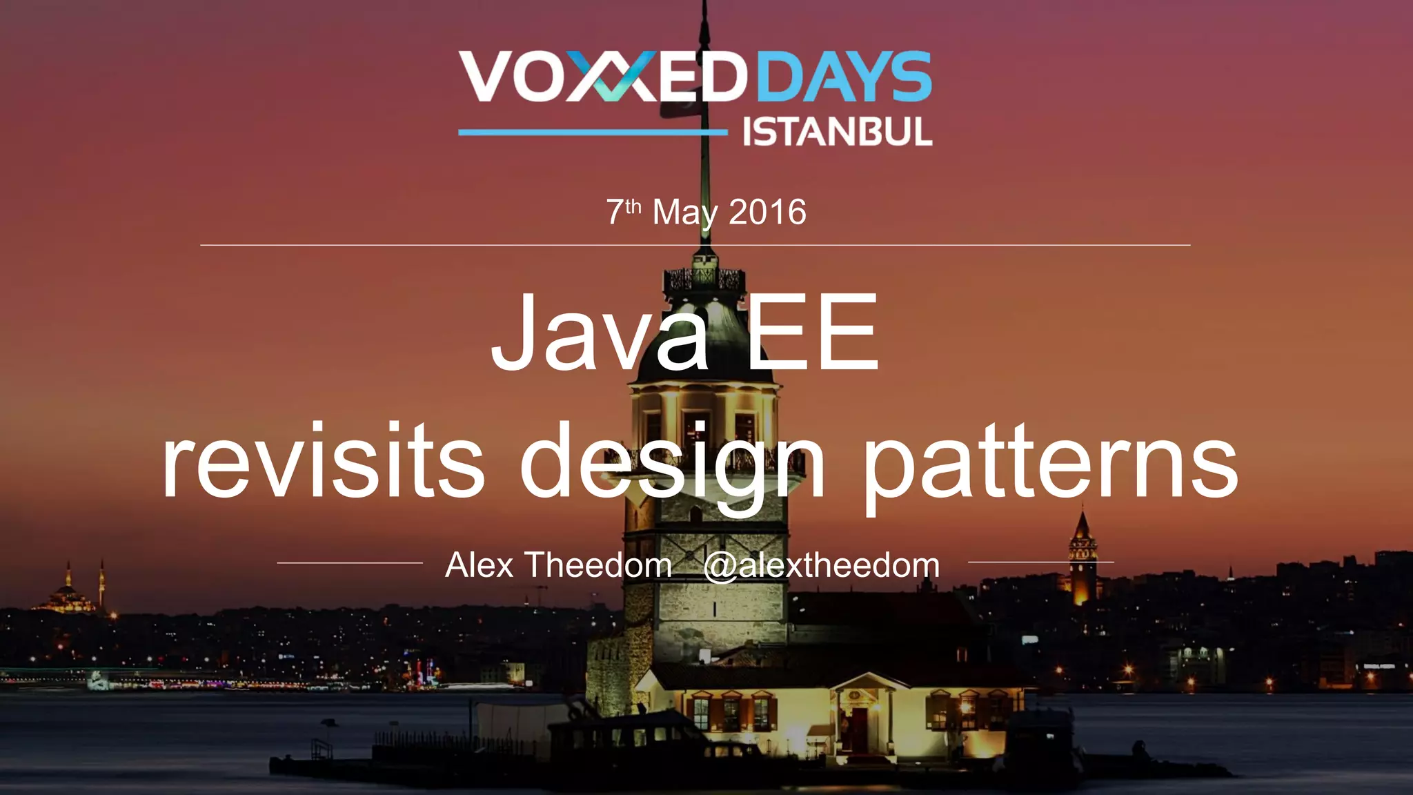 Java EE Revisits Design Patterns | PPT