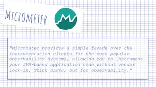 Observability 101 with Spring and Micrometer | PDF