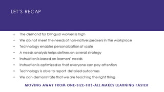 Can Data Help Close the Language Skill Gap?