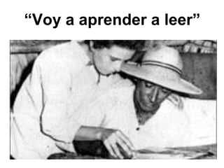 “ Voy a aprender a leer” 