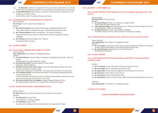 Oil Spill India 2011,an International Conference based on the Oil and ...