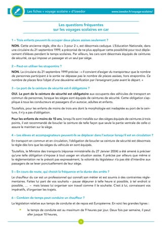 Comment organiser un voyage scolaire en car ? | PDF