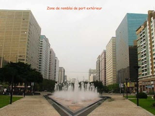 Zone de remblai de port extérieur 