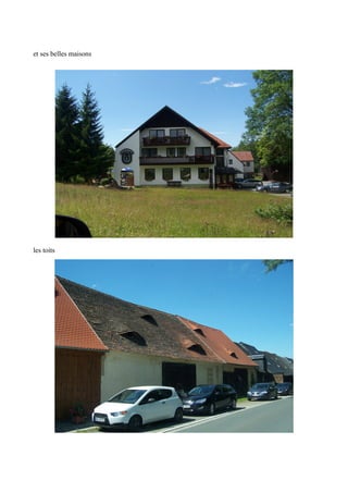 et ses belles maisons

les toits

 