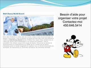 Besoin d’aide pour organiser votre projet Contactez-moi 450.646.5414 