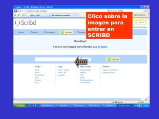 Clico sobre la imagen para entrar en SCRIBD 